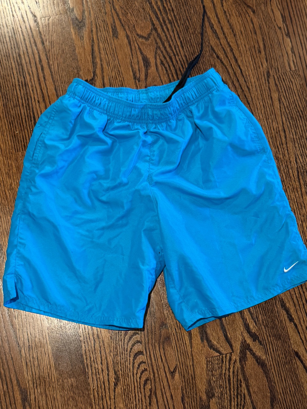 Men’s Nike teal blue bathing suit with liner size medium